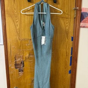 Loft 4 dress linen $79 tags NEW size 4 blue